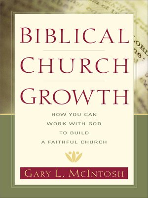 cover image of Biblical Church Growth